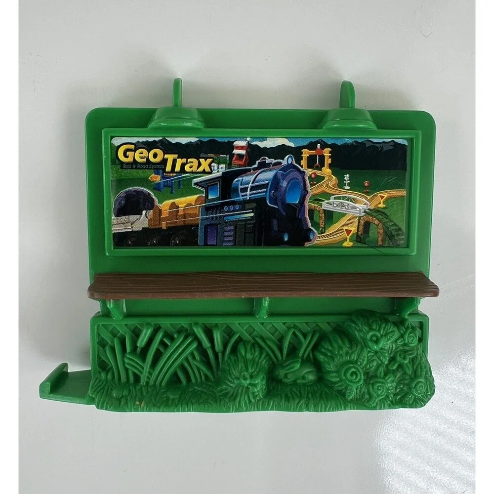 Geotrax Replacement Part Billboard Roadside Signage Vintage 2003 Toy Accessory